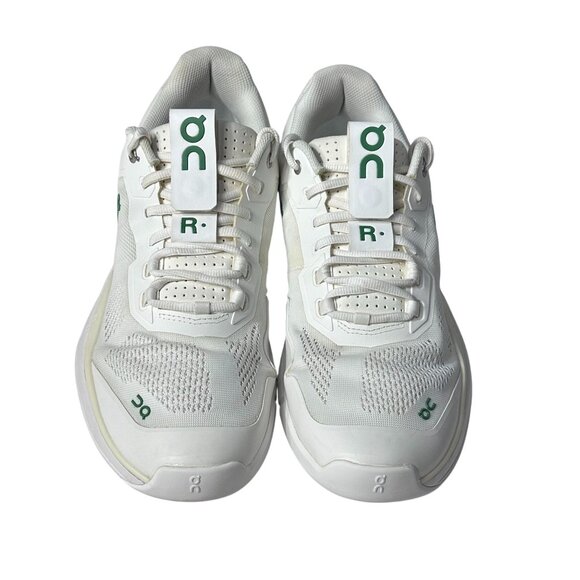 On Running The Roger Advantage Mens Tennis Shoes White/Green 12 - Picture 7 of 8